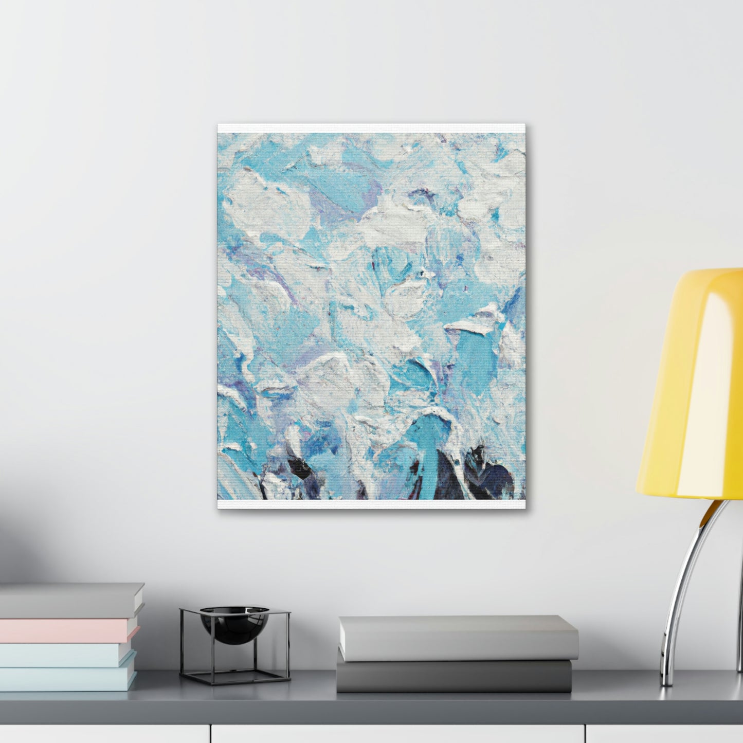 "Aqua Lace" - Canvas