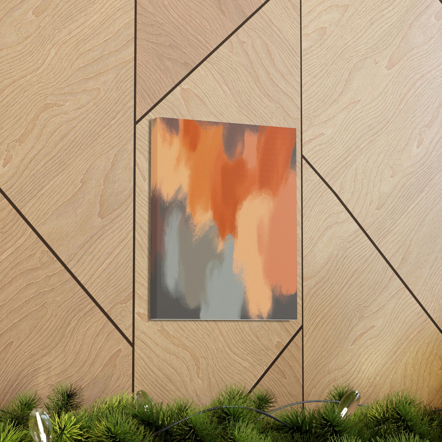 Vibrant Oasis. - Canvas