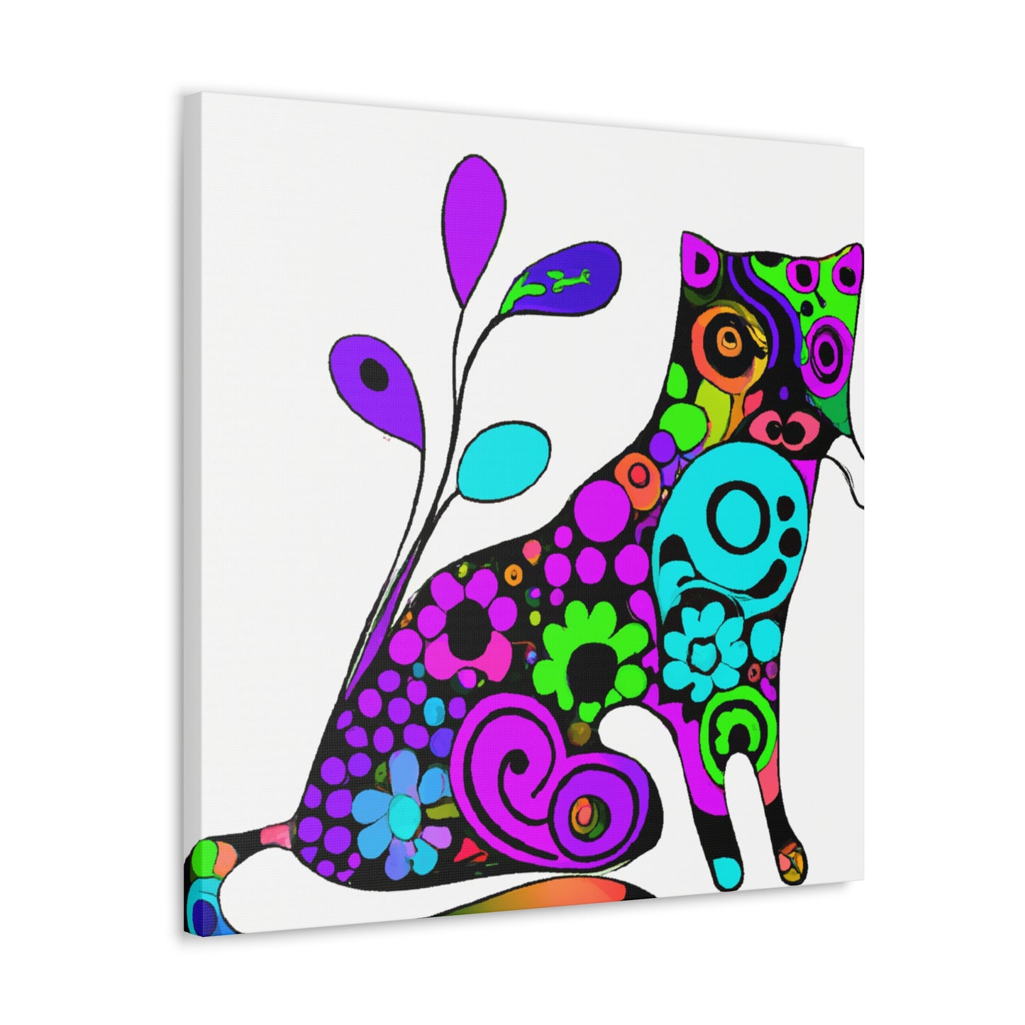 Flora Feline - Canvas