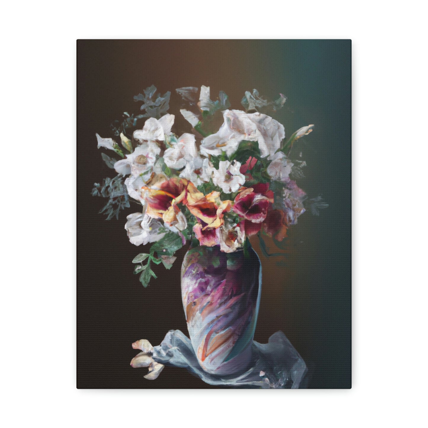 Floral Finesse Dreaming - Canvas