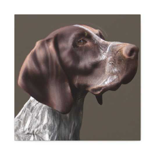 Pointer Perfection. - Canvas