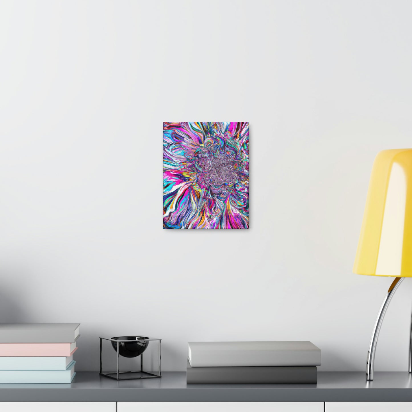 Psychedelic Bloom. - Canvas