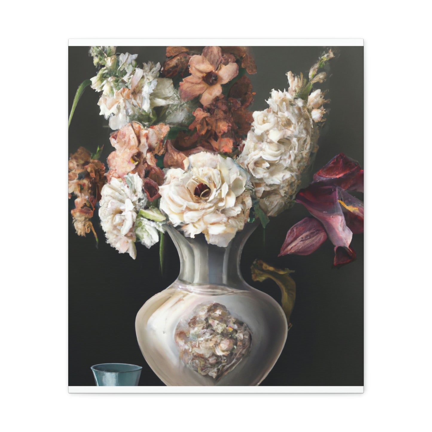 Tender Blooms Brushed. - Canvas