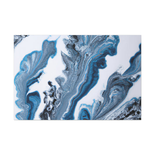 Blue Whirl - Canvas