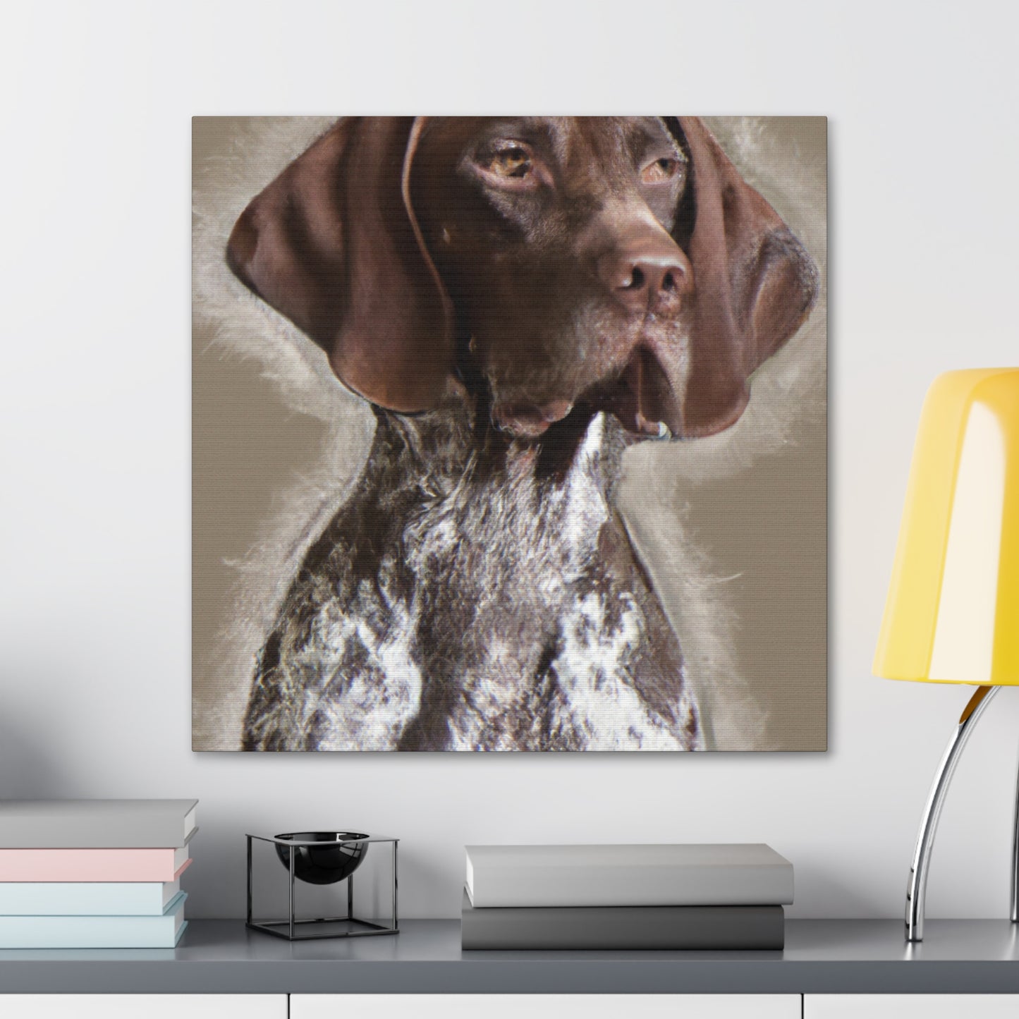 Pointer Posh. - Canvas