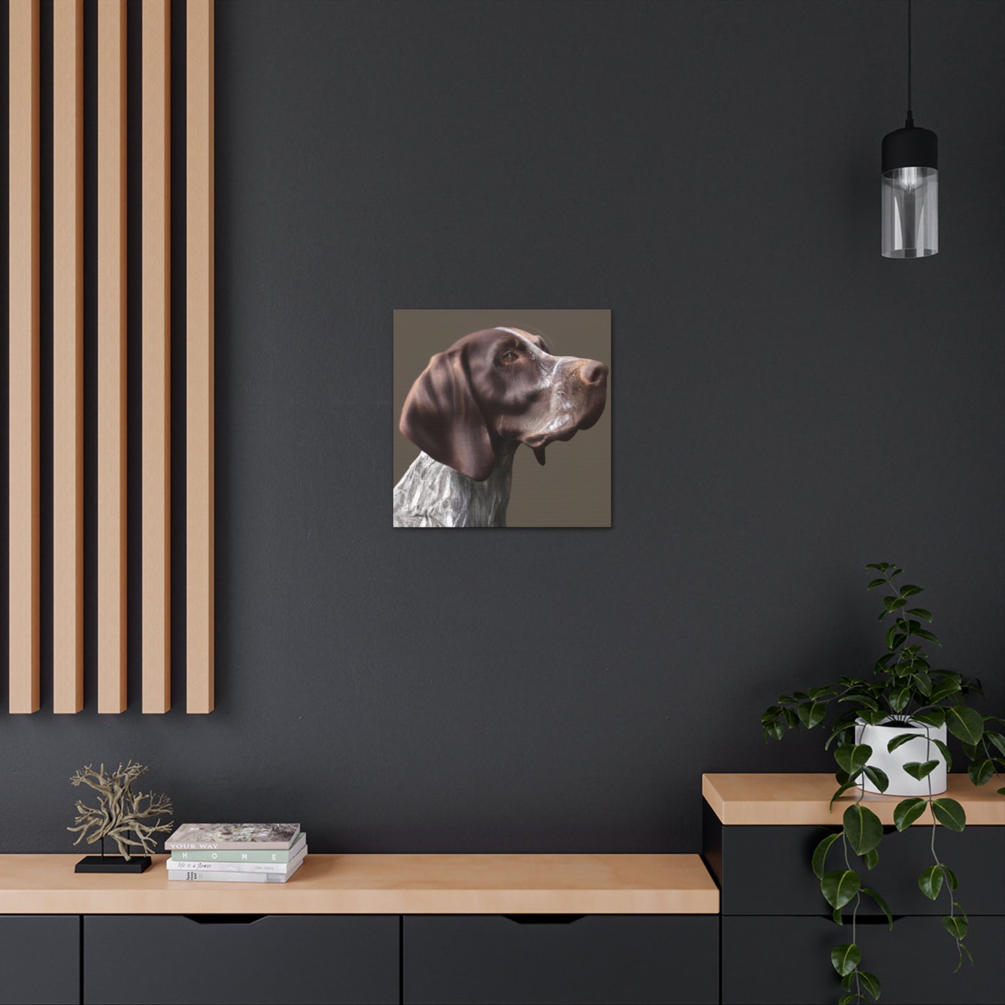 Pointer Perfection. - Canvas