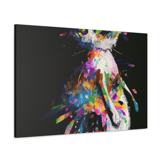 Flower Cat - Canvas