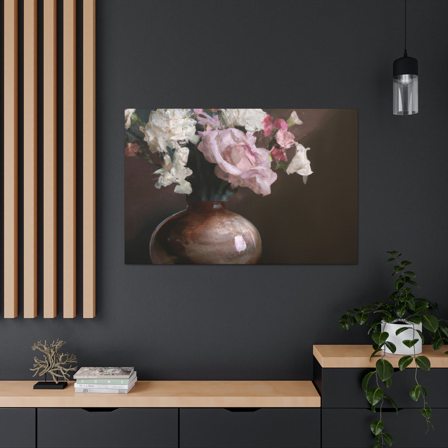 "Delicate Floral Detail" - Canvas