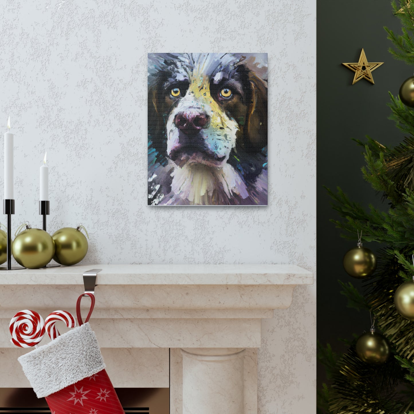 Dogful Vibrancy - Canvas