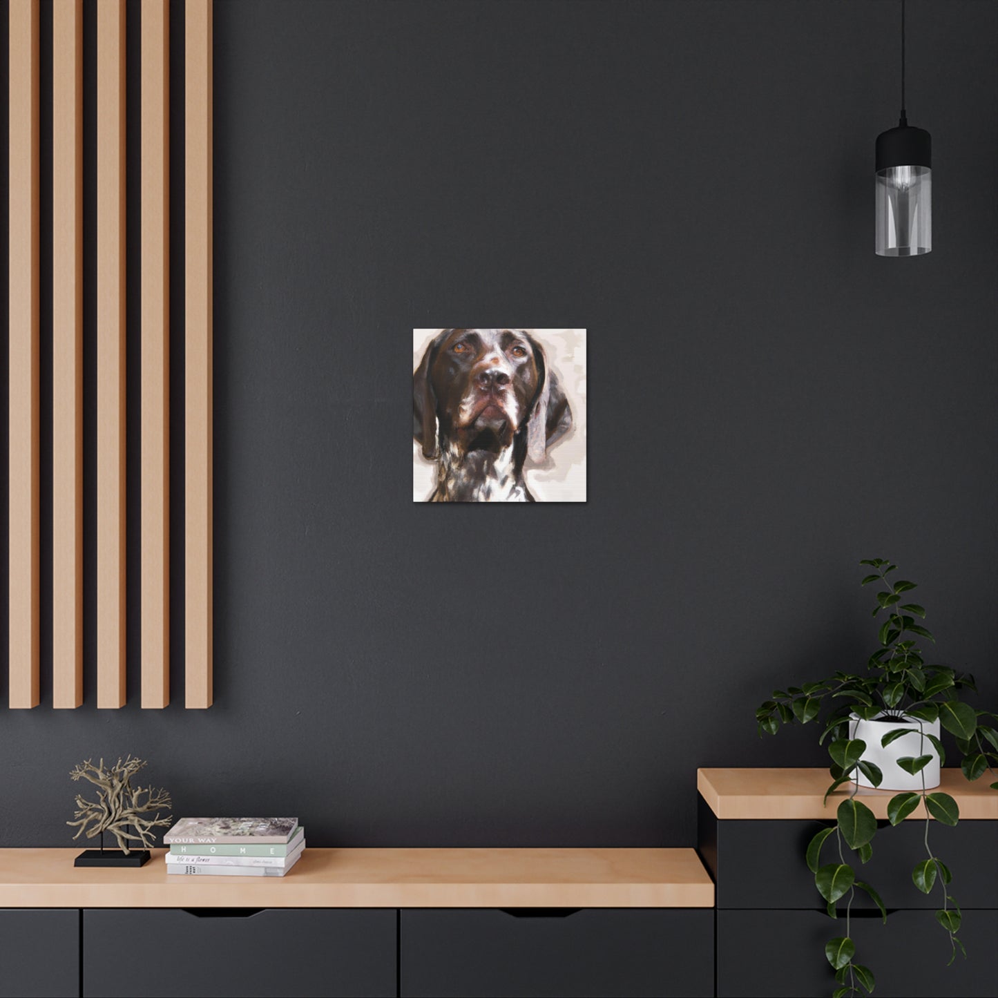 "Pointer Perfection" - Canvas