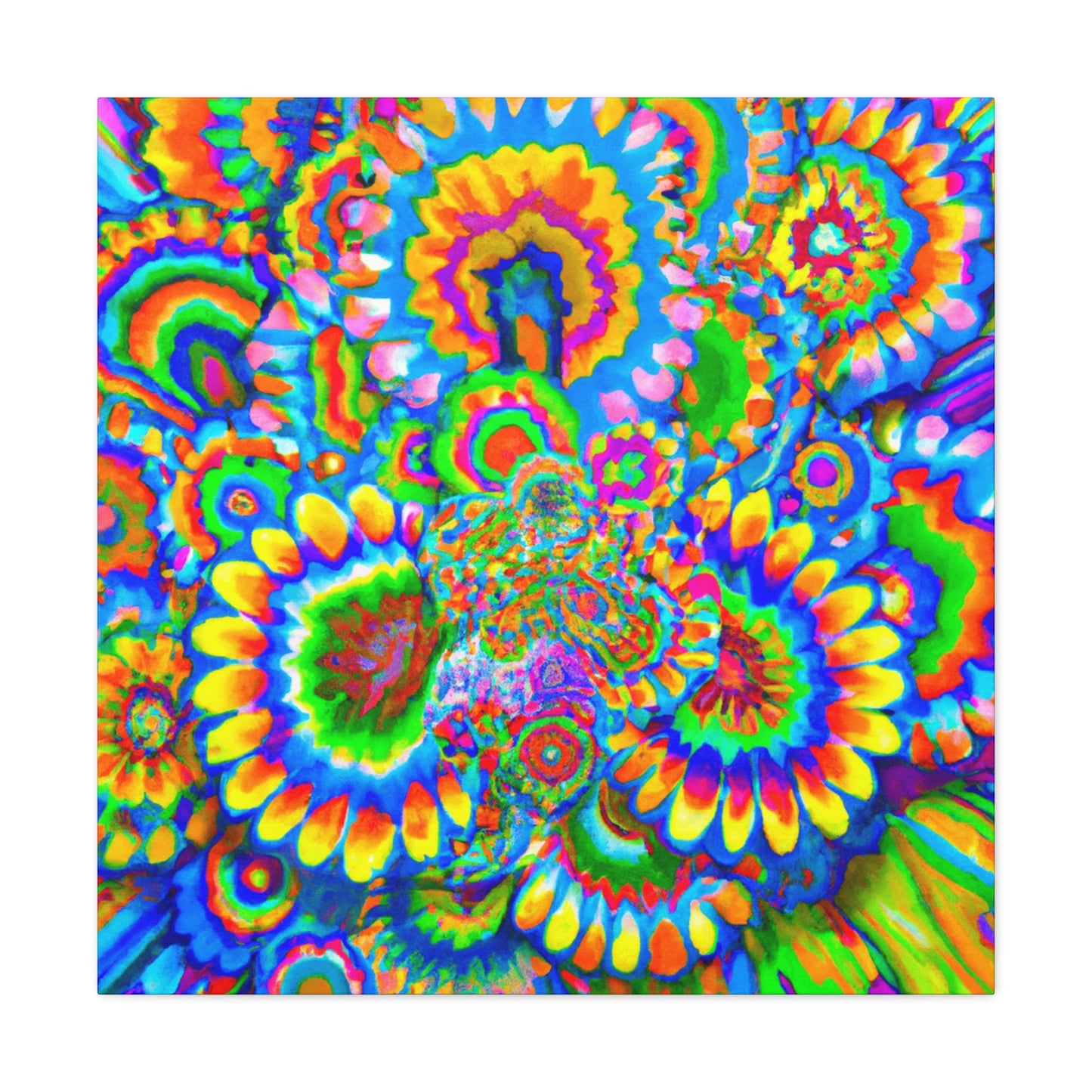 "Trippy Bloom" - Canvas