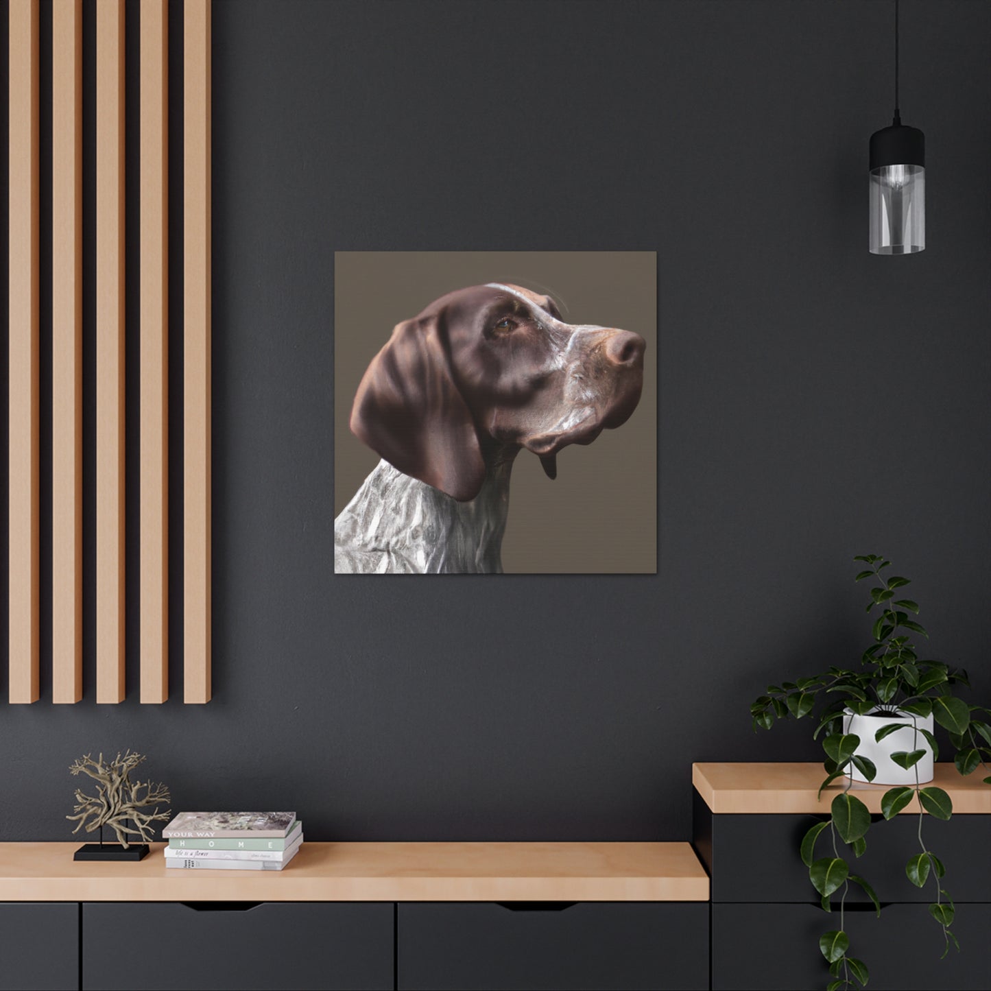Pointer Perfection. - Canvas