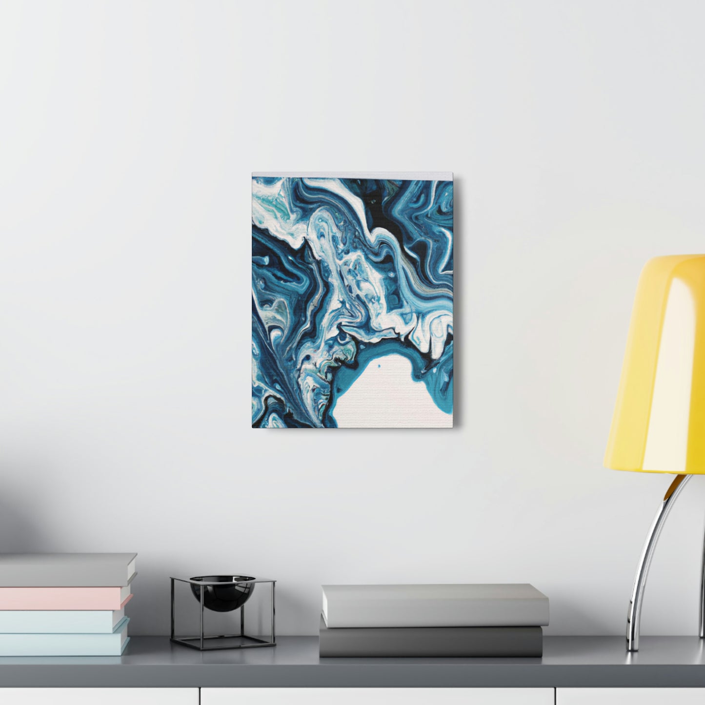 "Blue Harmony". - Canvas