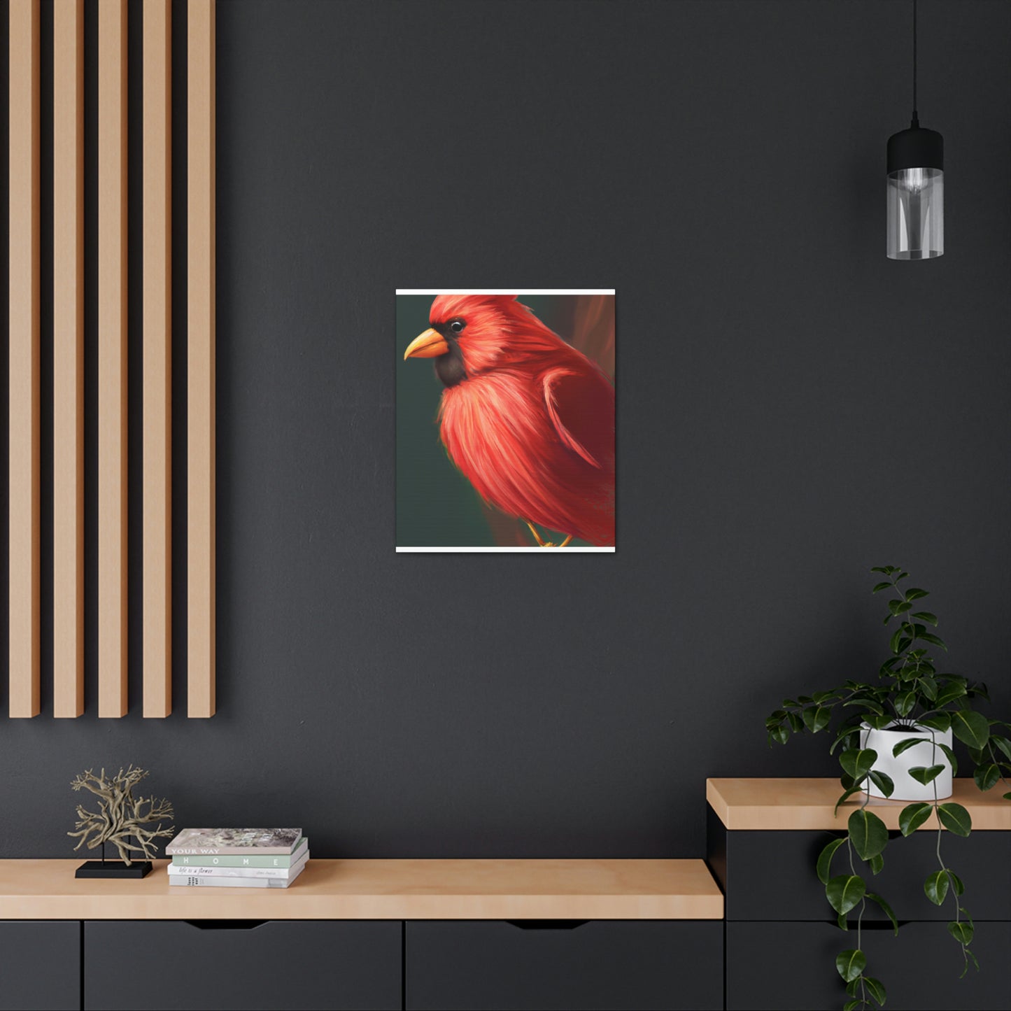 Redbird Sketch. - Canvas