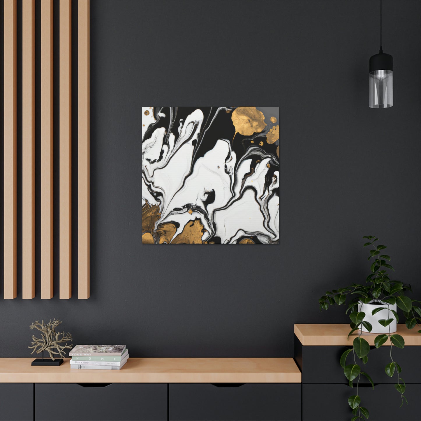 Gilded Liquid Luxe - Canvas