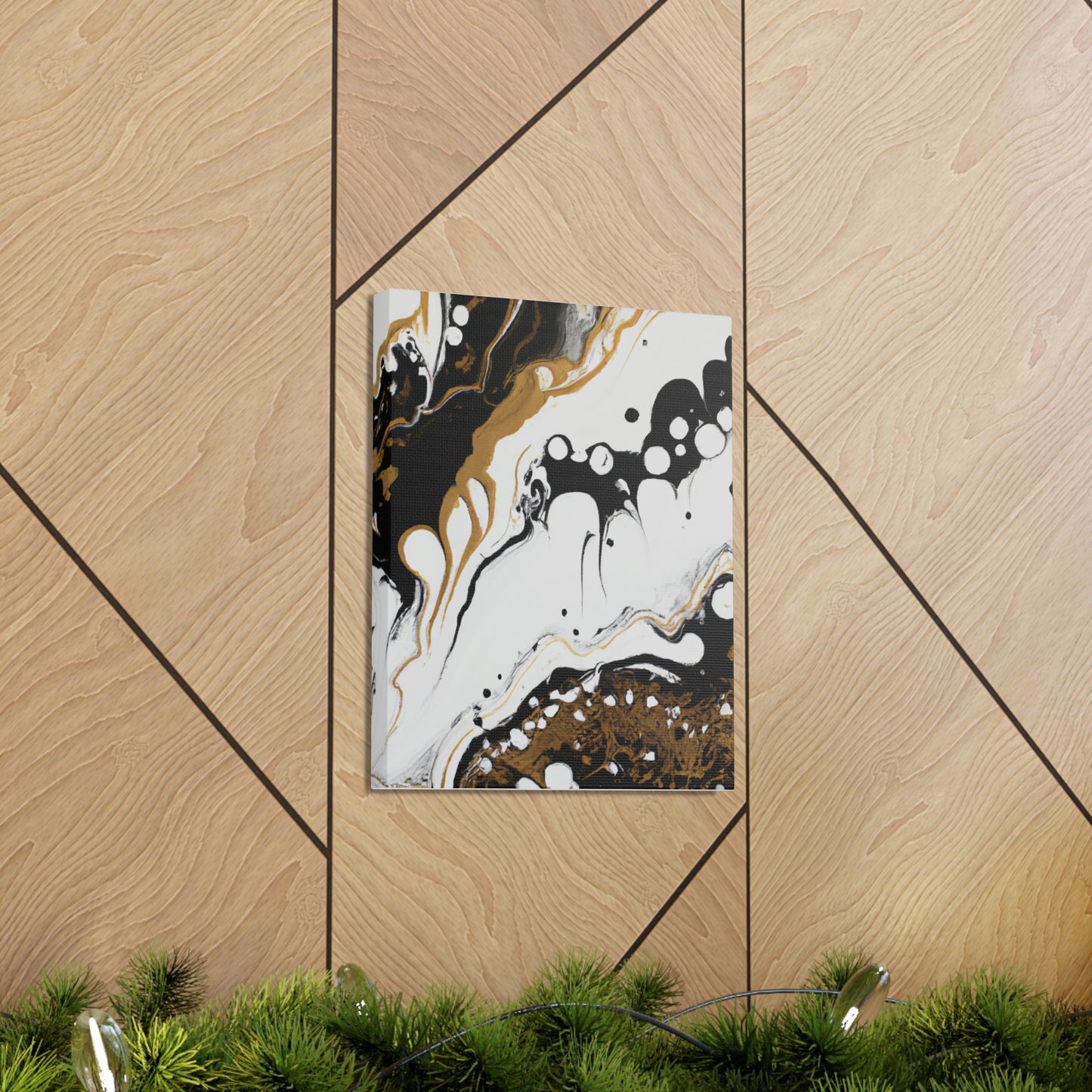 Mystic Gold Wave. - Canvas