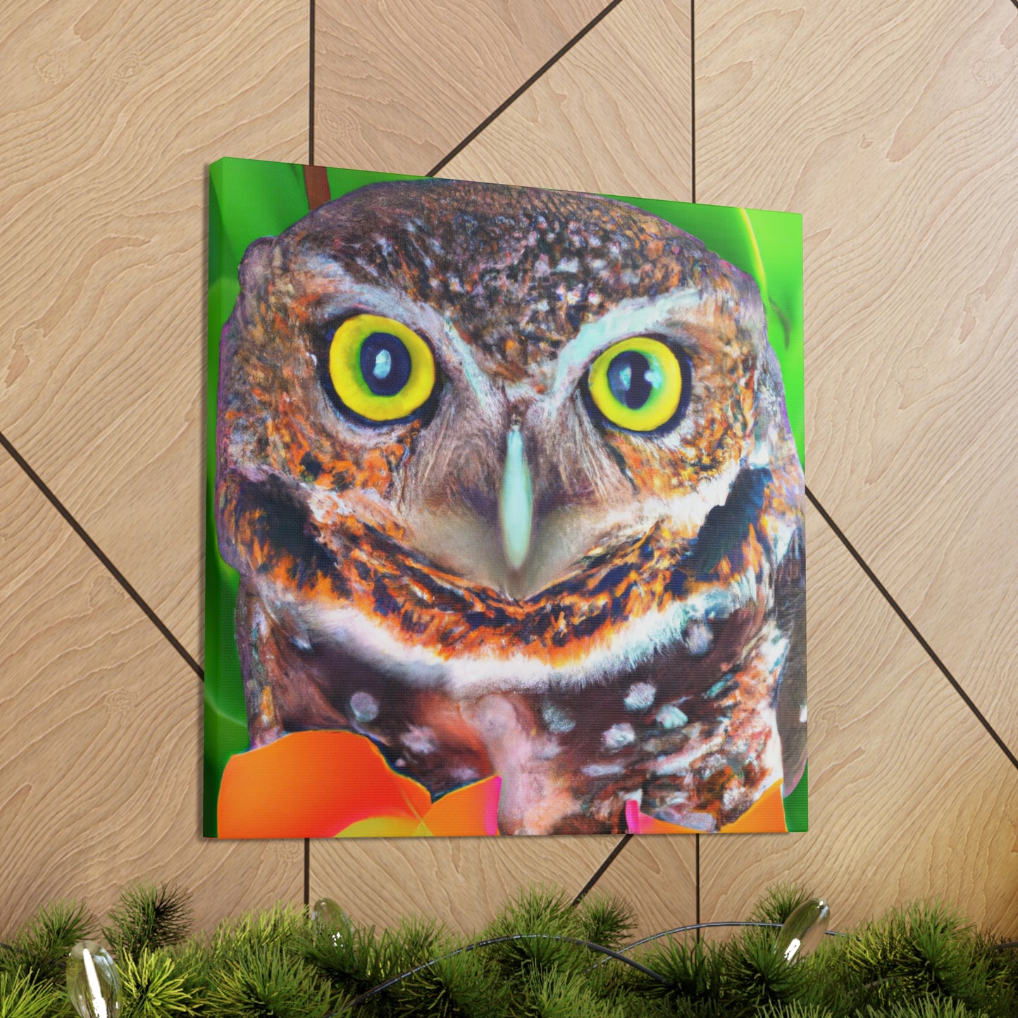 Owl Splendor. - Canvas