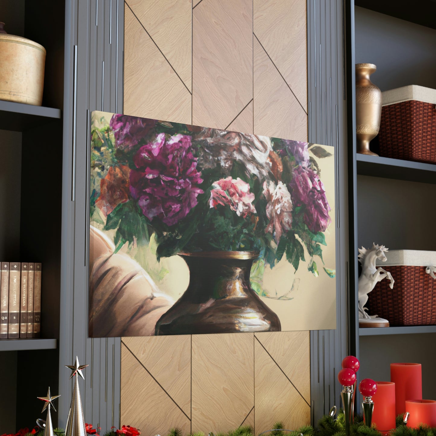 "Petal Palette Foliage". - Canvas