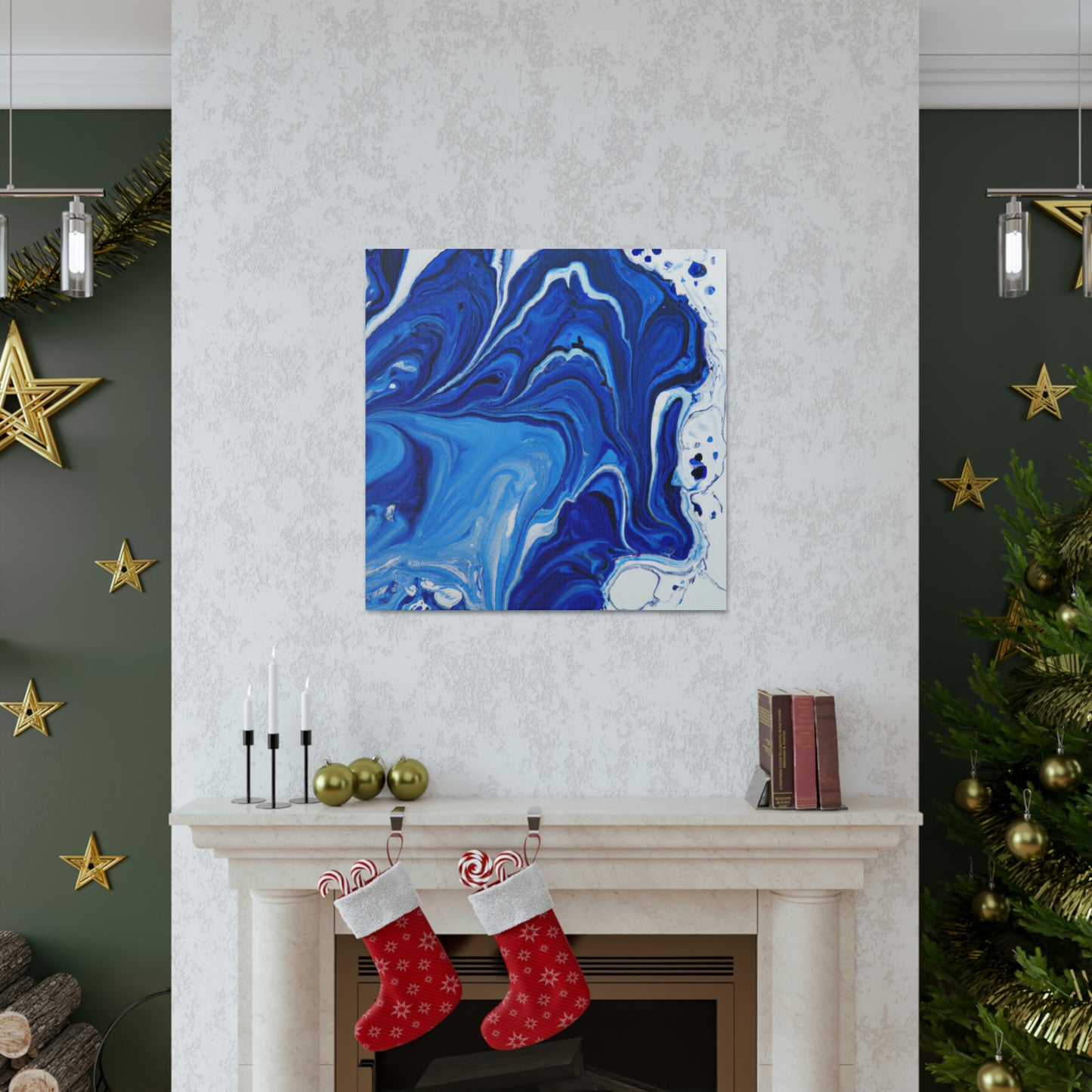"Aqua Stream" - Canvas