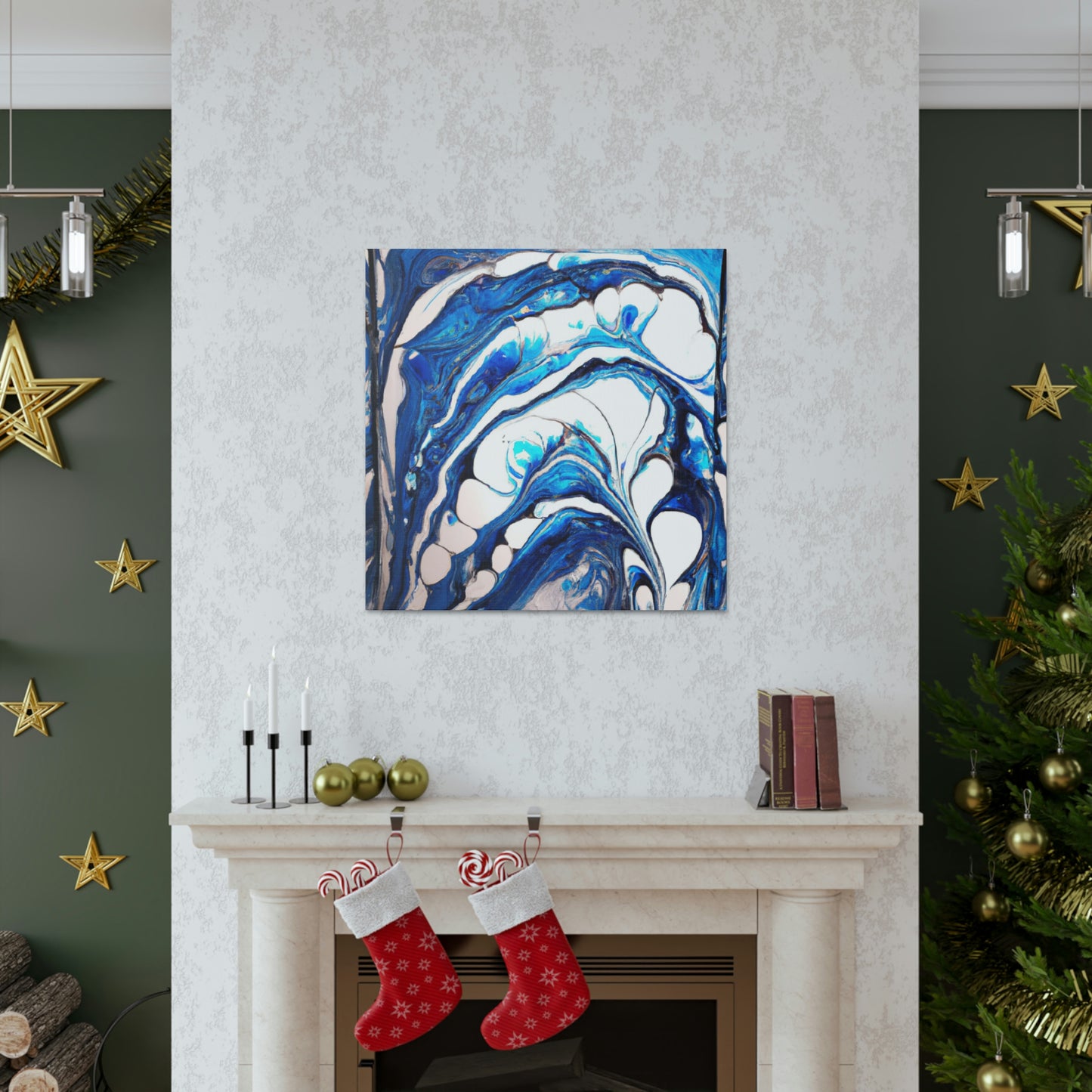 Aqua Splendor. - Canvas