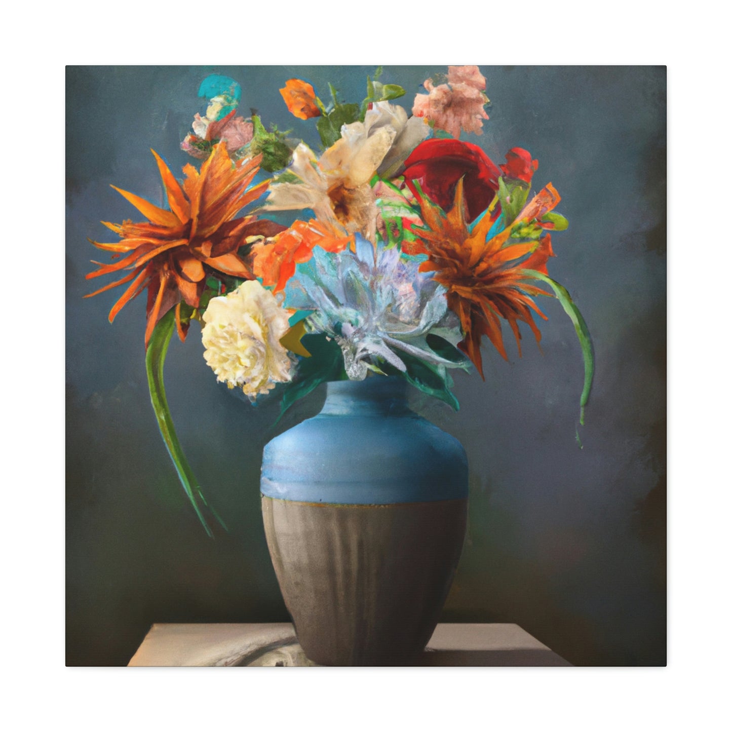Joyous Floral Lush - Canvas