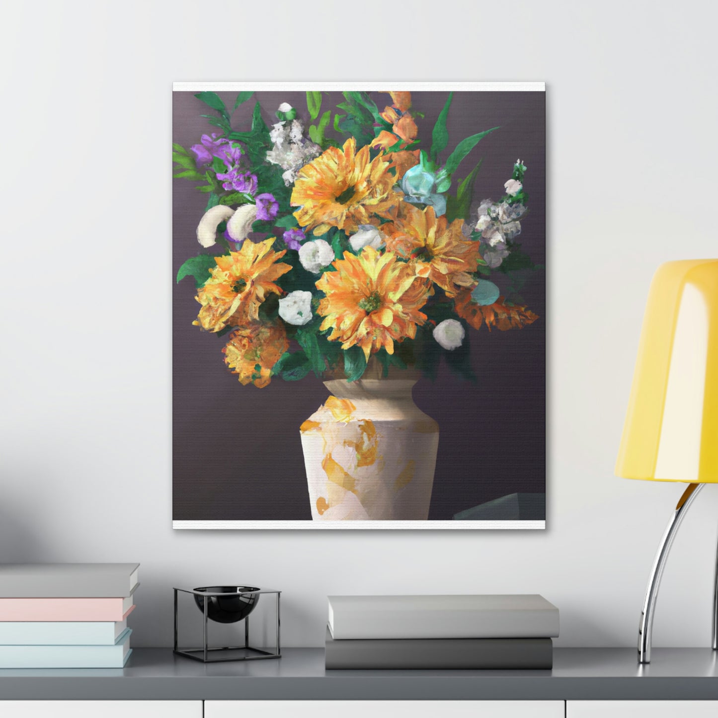 Vibrant Floral Dream - Canvas