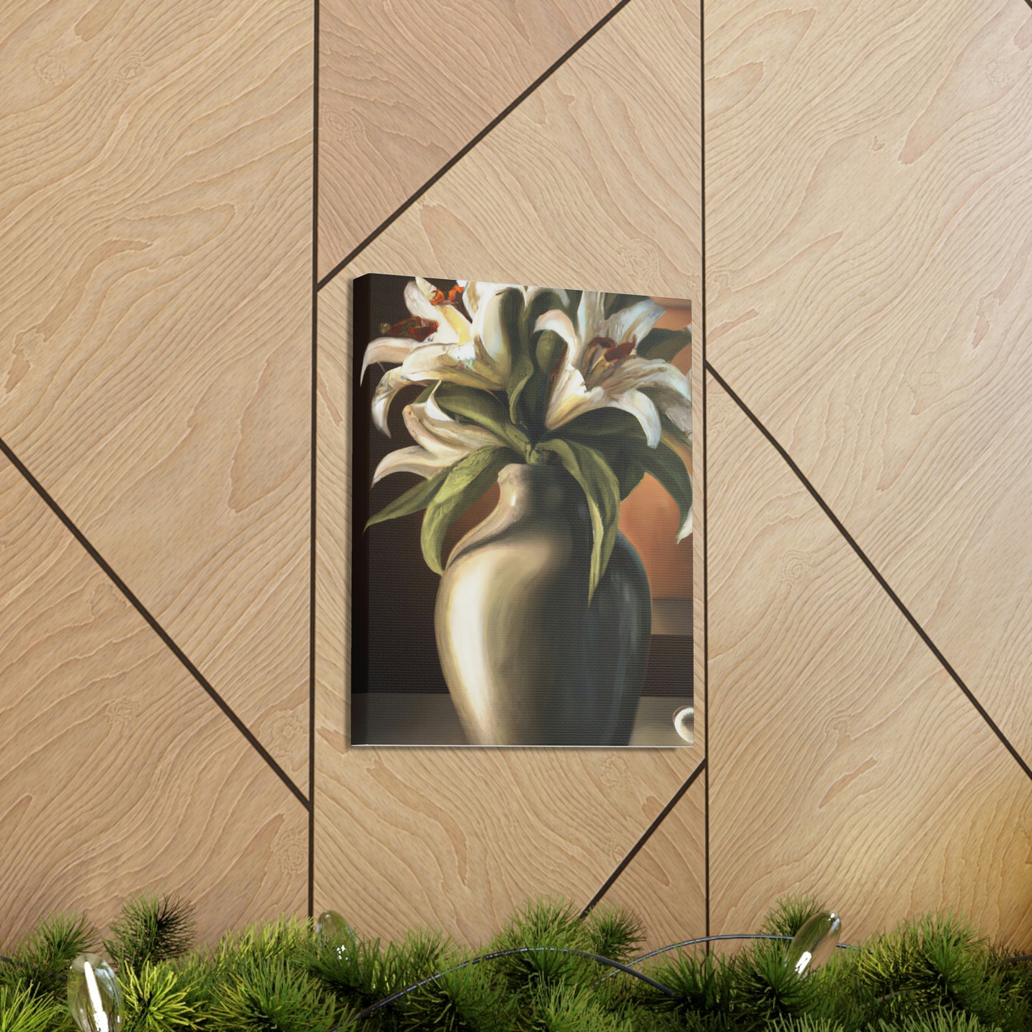 "Vase of Blossoms" - Canvas