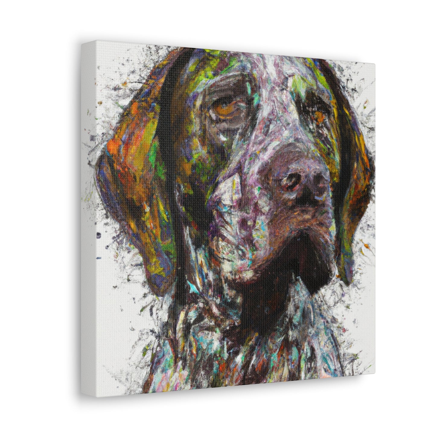 "Painted Pointer" - Canvas