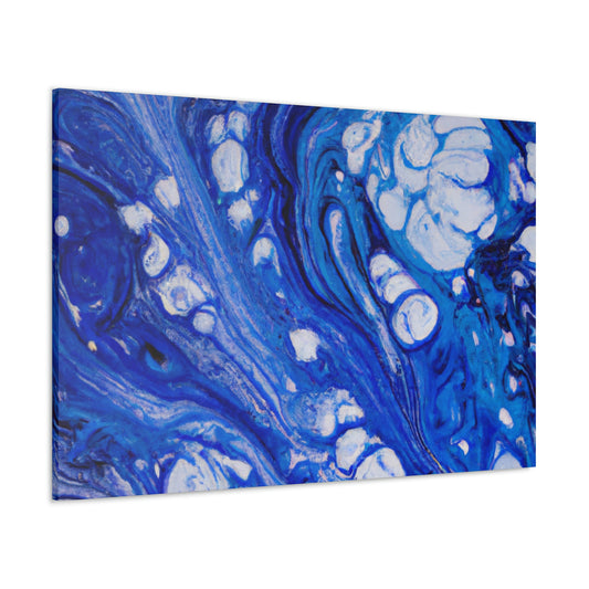 Blue Oasis. - Canvas