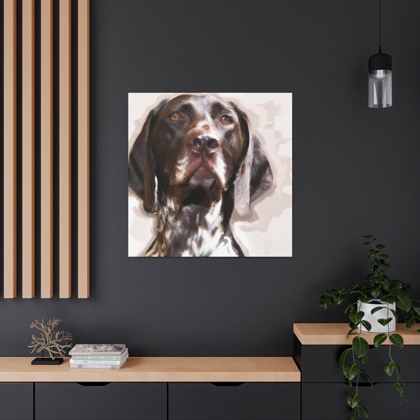 "Pointer Perfection" - Canvas