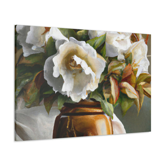 "Floral Vibrance Refined." - Canvas