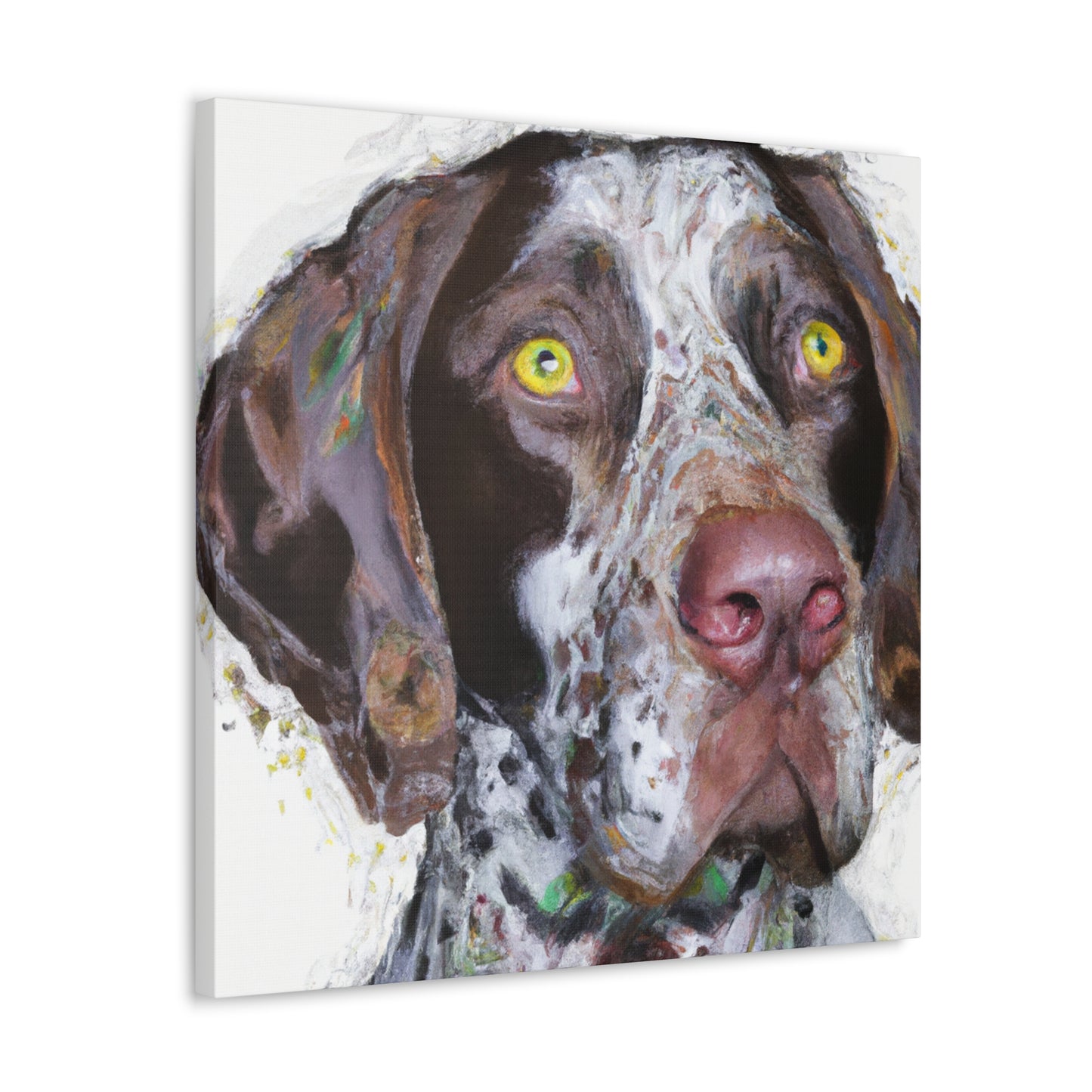 "Pointer Splendor" - Canvas