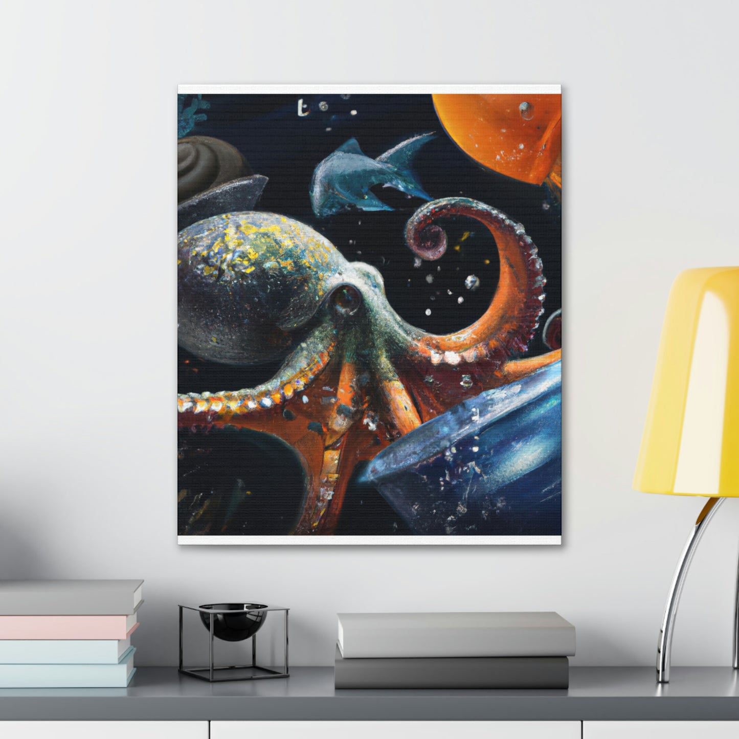 Oceanic Coral Scene - Canvas