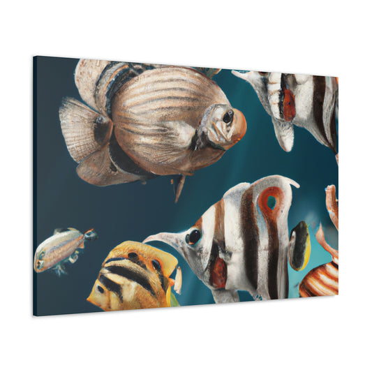 Oceanic Sea Life - Canvas