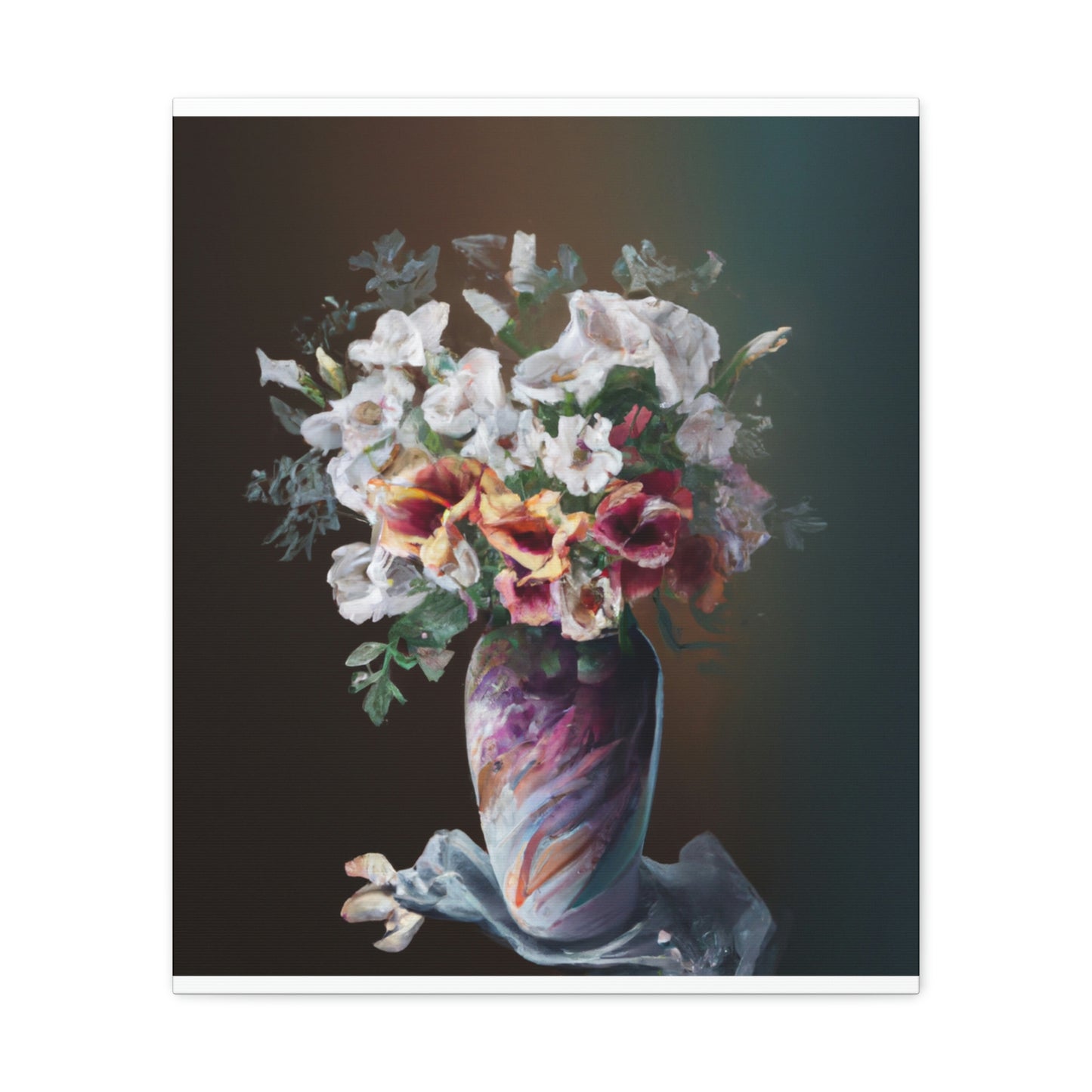 Floral Finesse Dreaming - Canvas