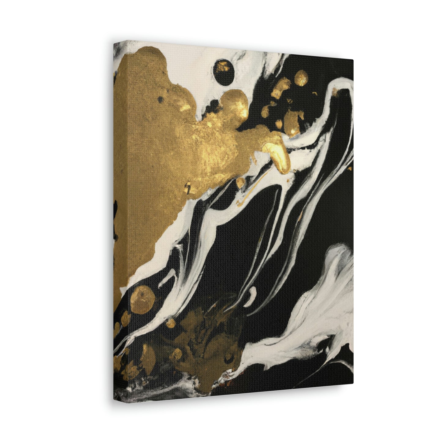 Gilded Mural Bliss - Canvas