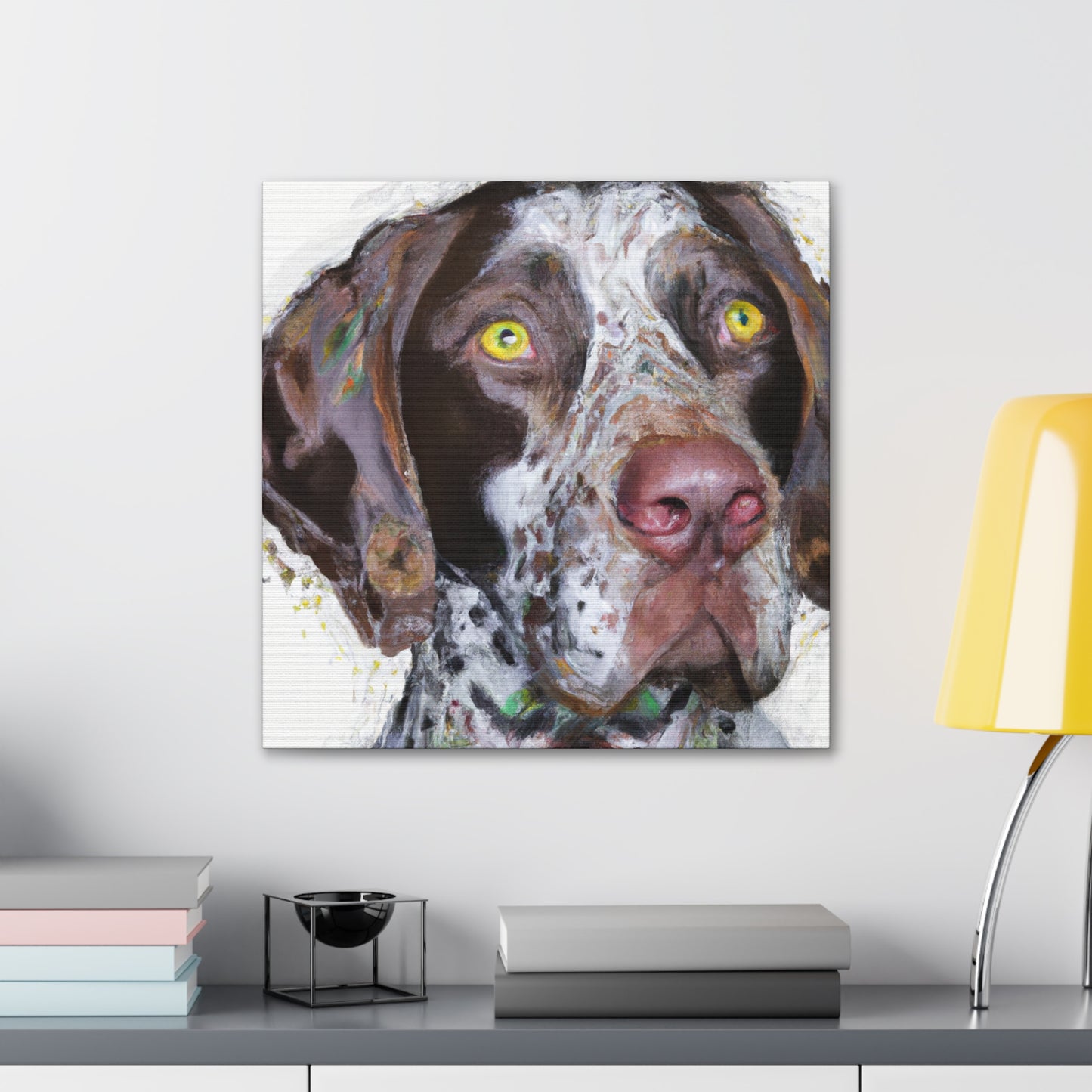 "Pointer Splendor" - Canvas