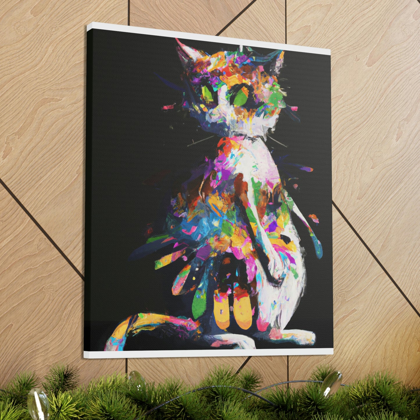 Flower Cat - Canvas