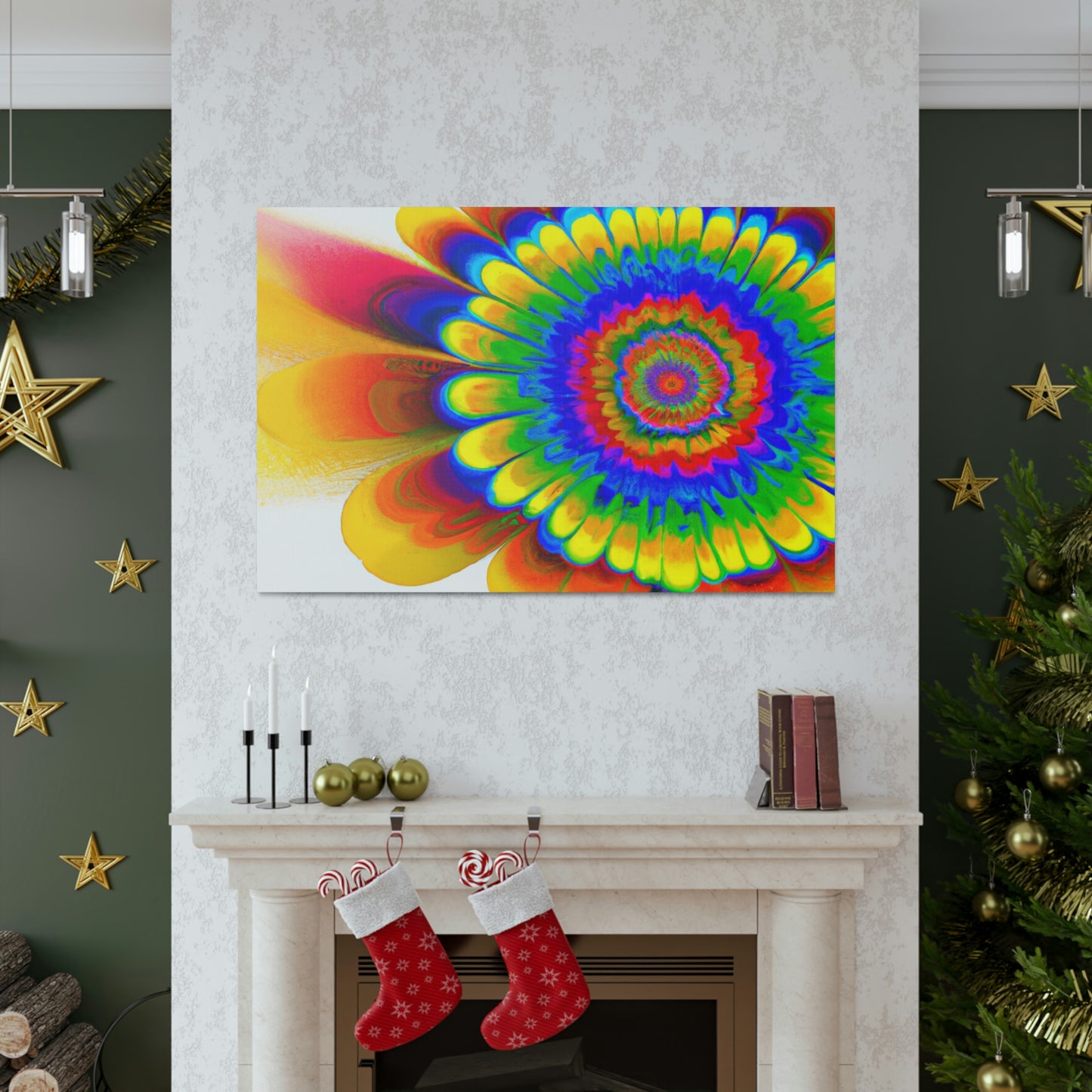 Dazzling Bloom. - Canvas