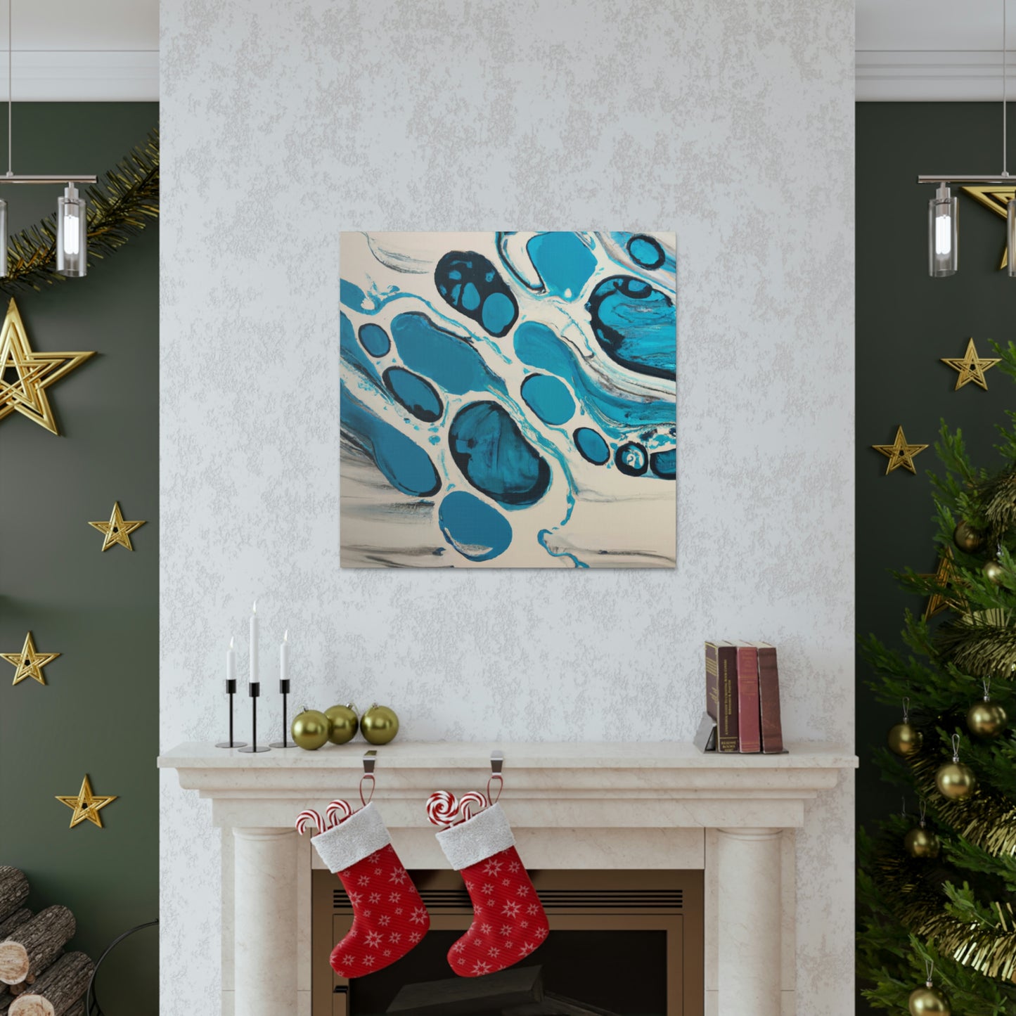 "Aqua Flow" - Canvas