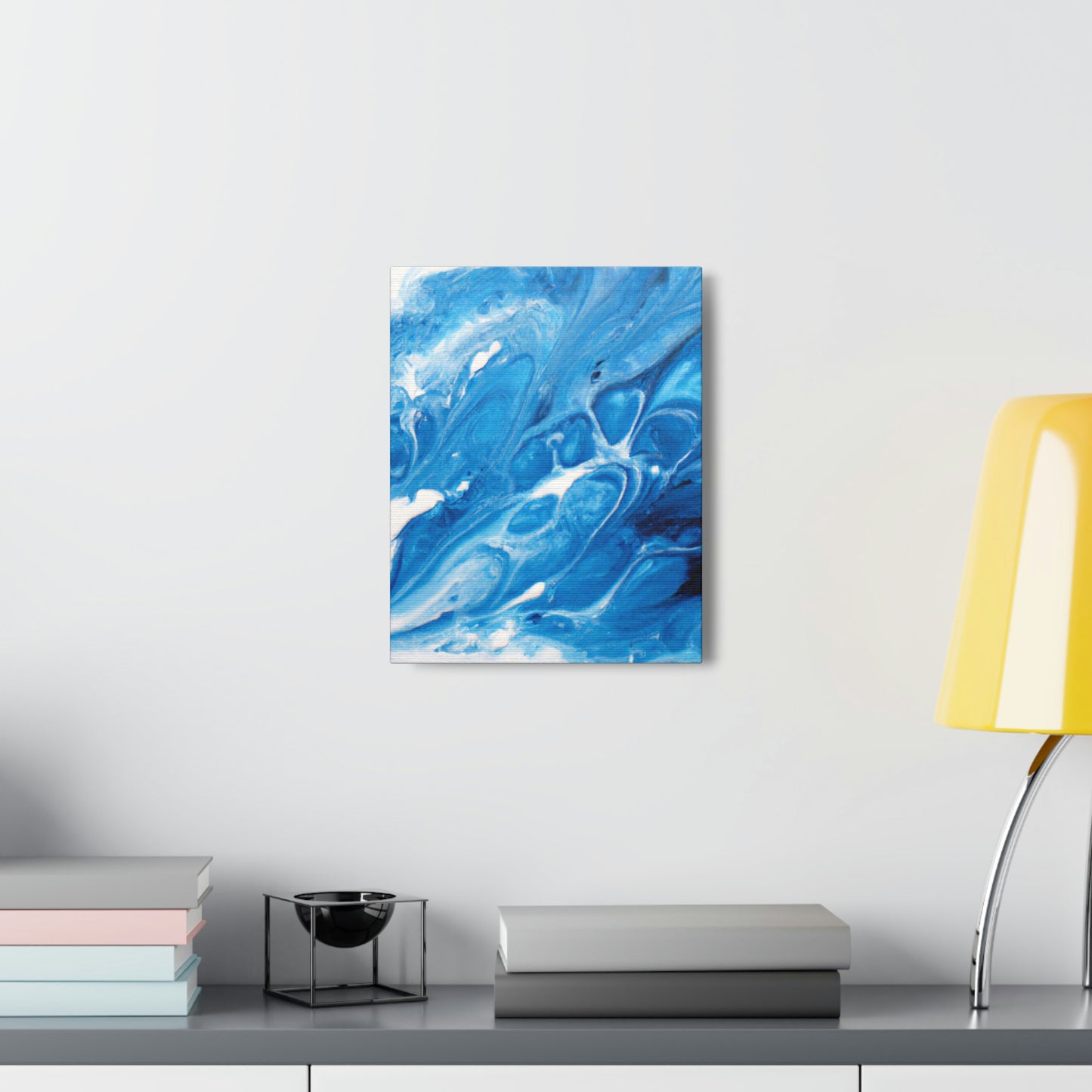 Blue Vapour. - Canvas