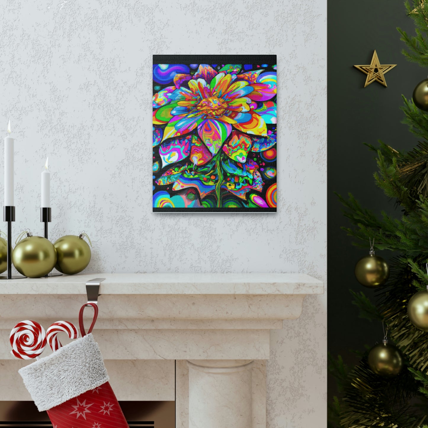 Colorful Joyful Bloom - Canvas