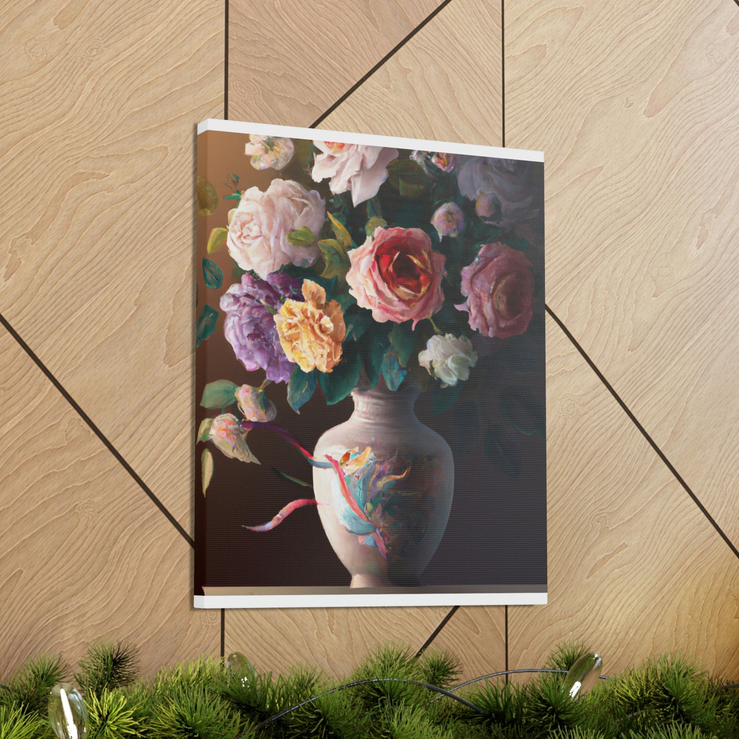 Blooming Petal Splendor - Canvas