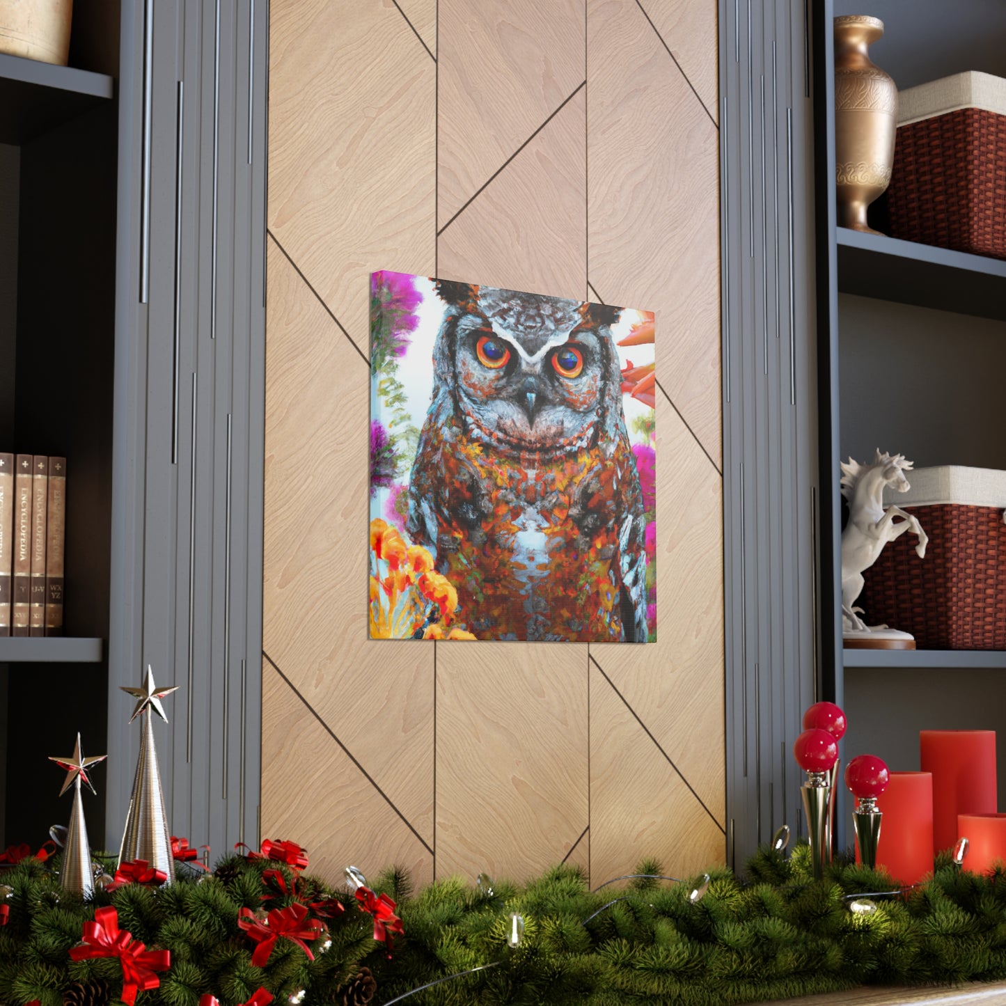 Owl's Splendor. - Canvas