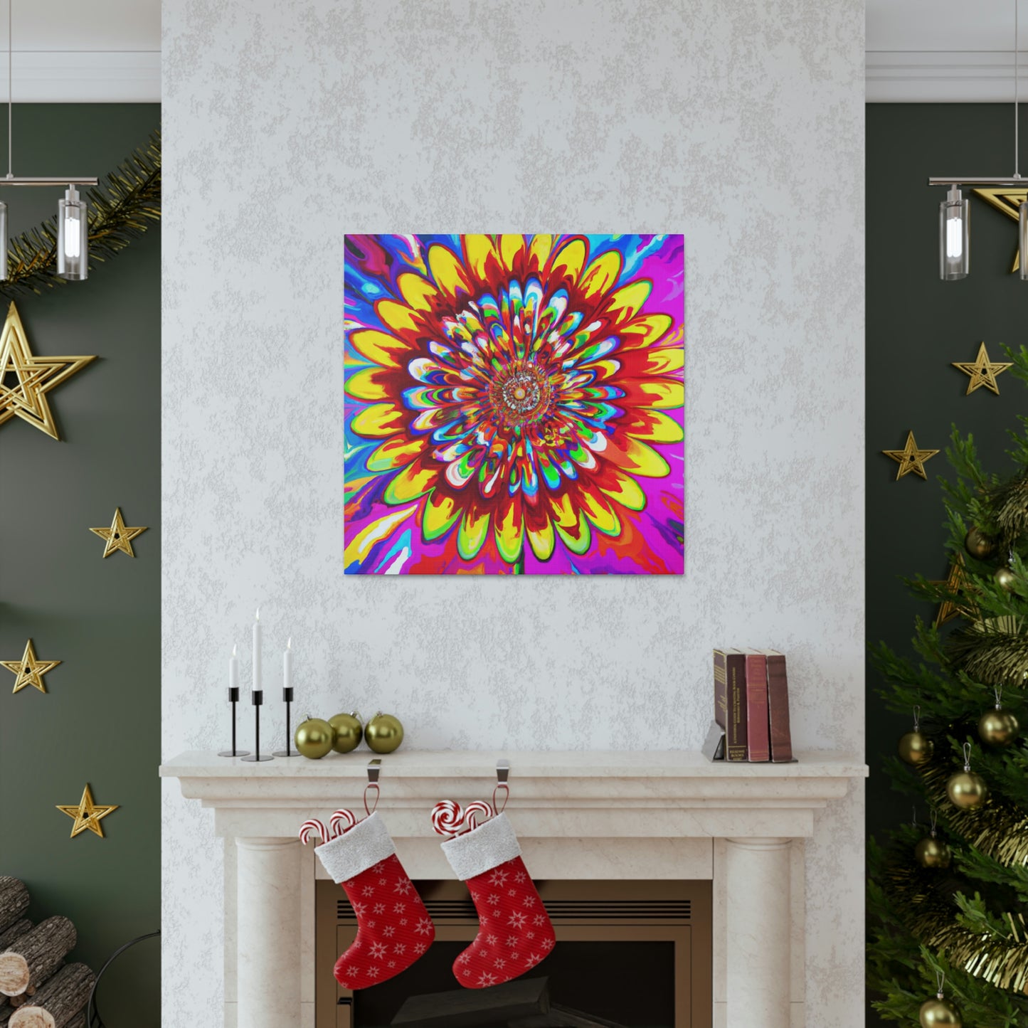 "Vivid Plume" - Canvas