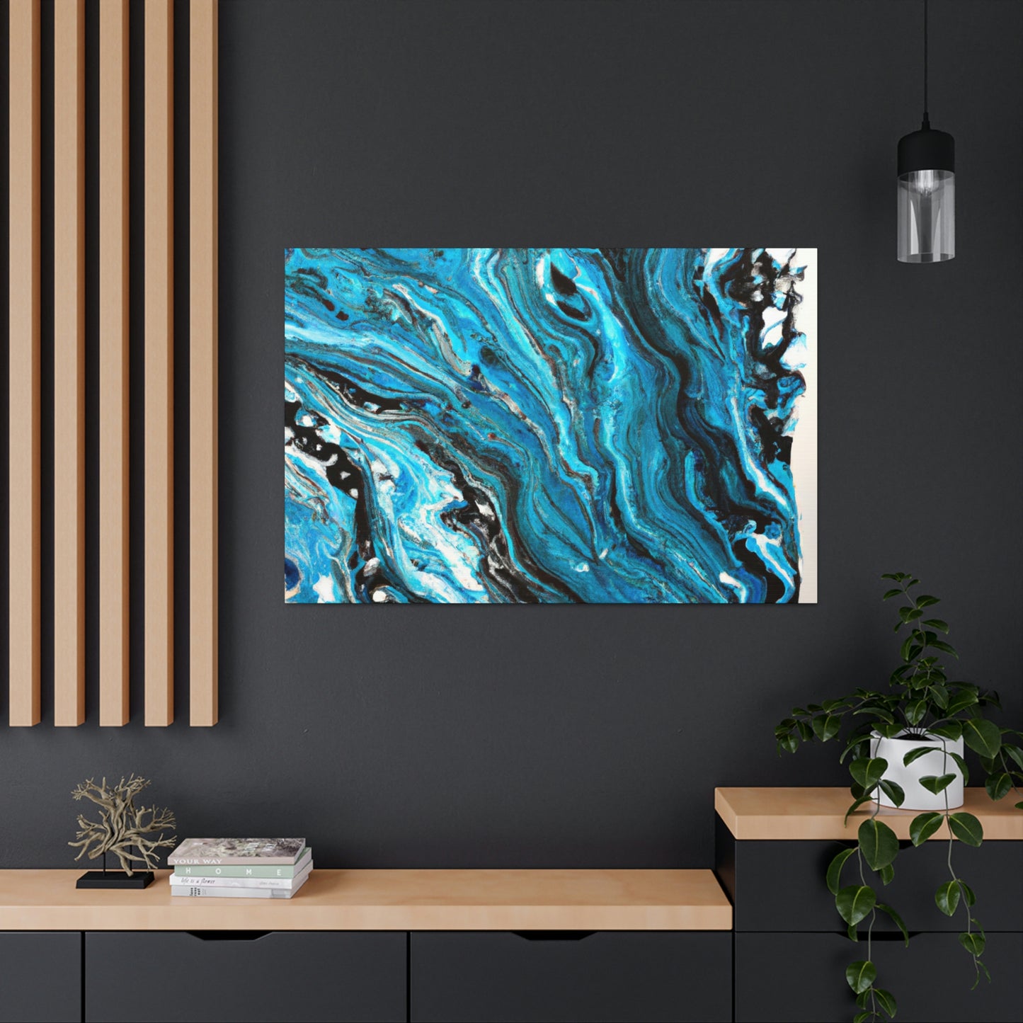 Celestial Cobalt - Canvas