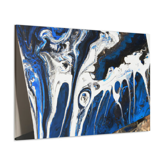 Blue Brilliance. - Canvas