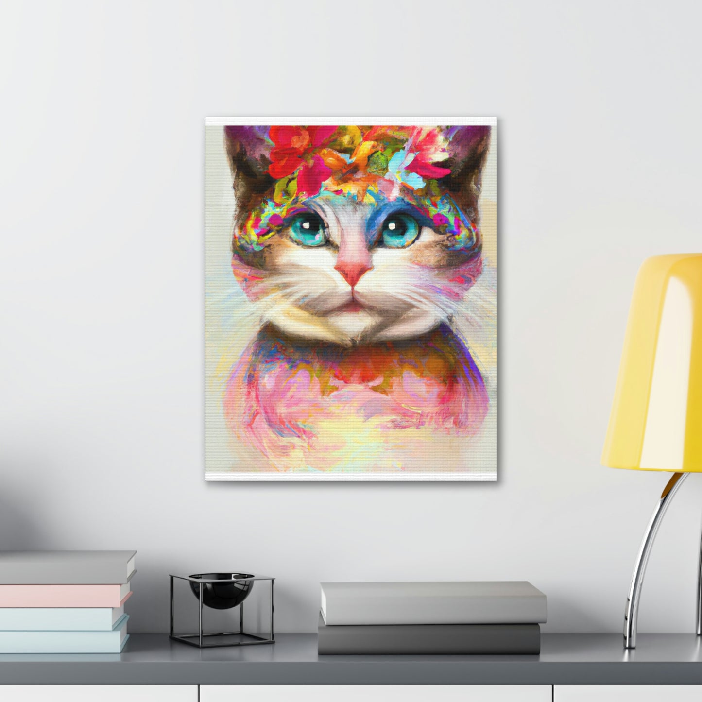Bloom Cat - Canvas