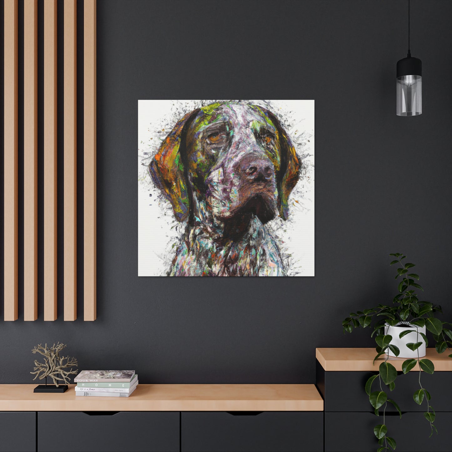 "Painted Pointer" - Canvas