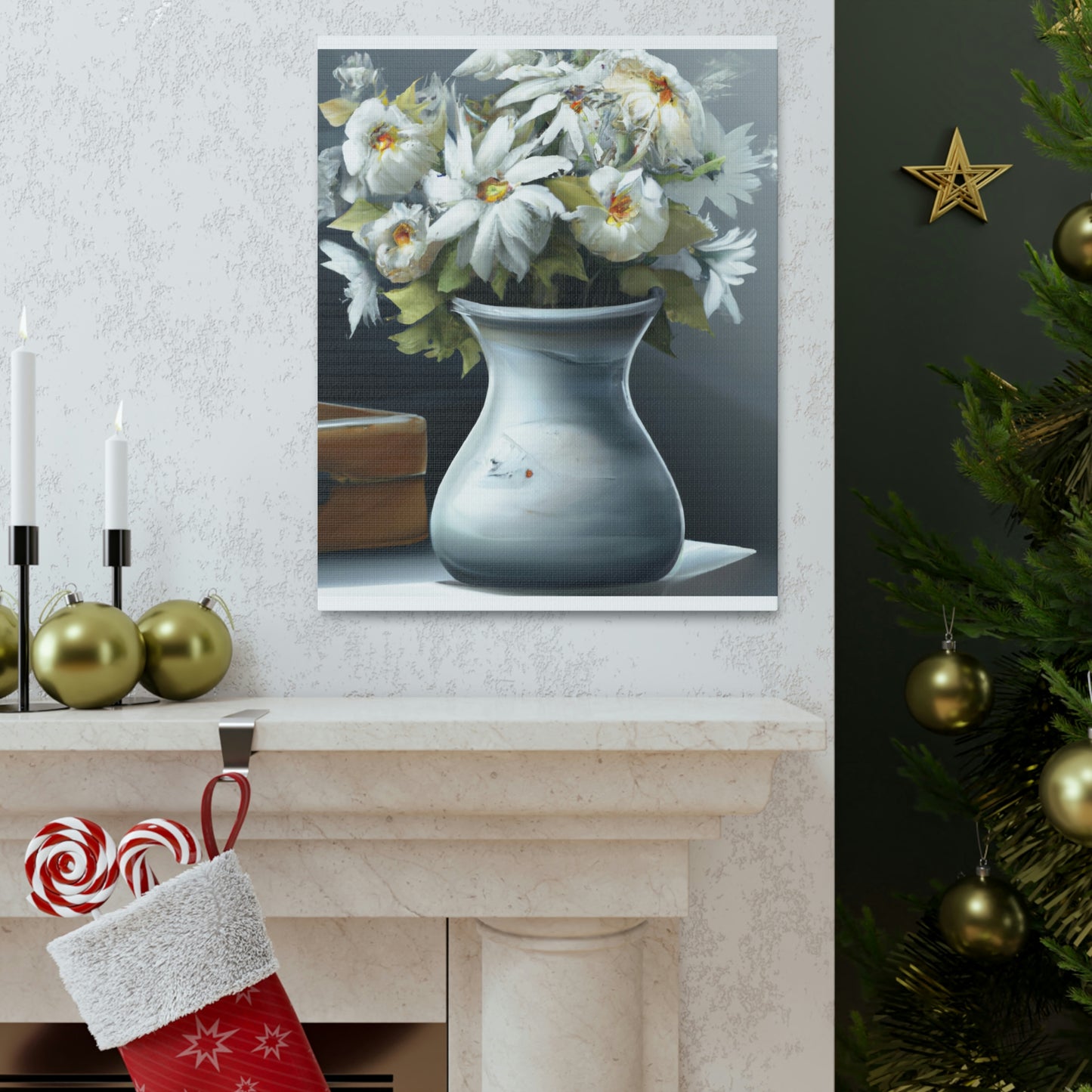 "Flower Vase Redux" - Canvas